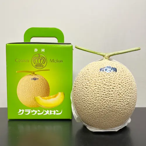 桐箱入りクラウンメロン 山等級 1玉 | 豊洲 河直商店 | 豊洲市場青果お